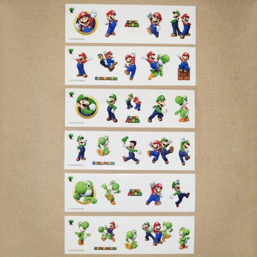 Adesivi kinder super mario - adesivi,