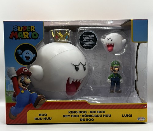 Super mario king boo - luigi, set