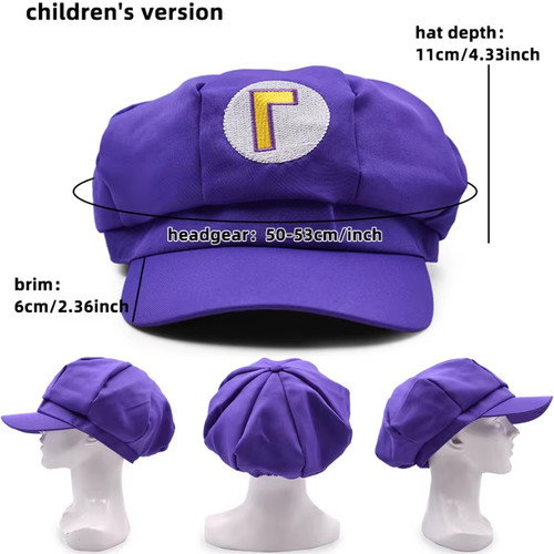 Cappello super mario luigi - mario,