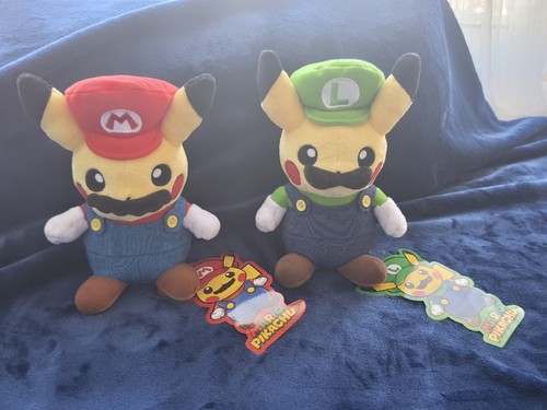 Mario luigi pikachu plush - pikachu, set