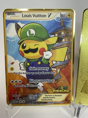 Pikachu pokemon carta metallo - pokemon,